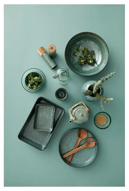 Zelená/čierna misa z kameniny ø 30 cm Gastro Green/Black – Bitz