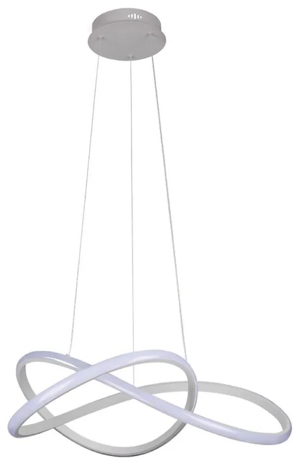 Stmievateľný LED luster na lane LED/85W/230V 3000-6500K + diaľkové ovládanie