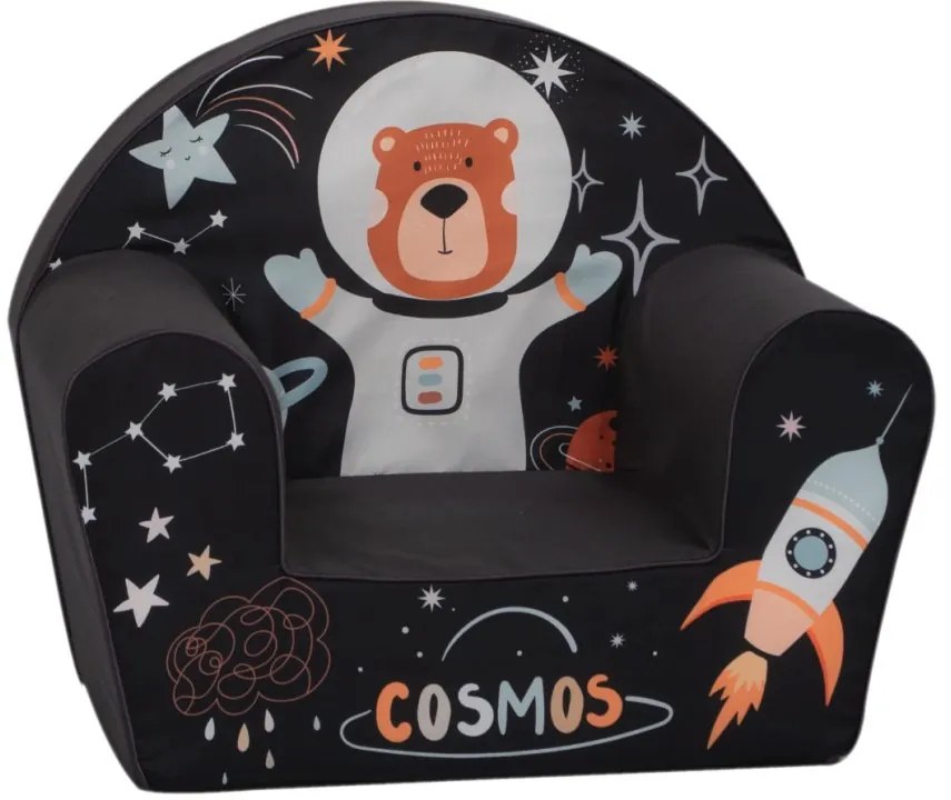Penová detská sedačka 51 x 33 x 42 cm astronaut