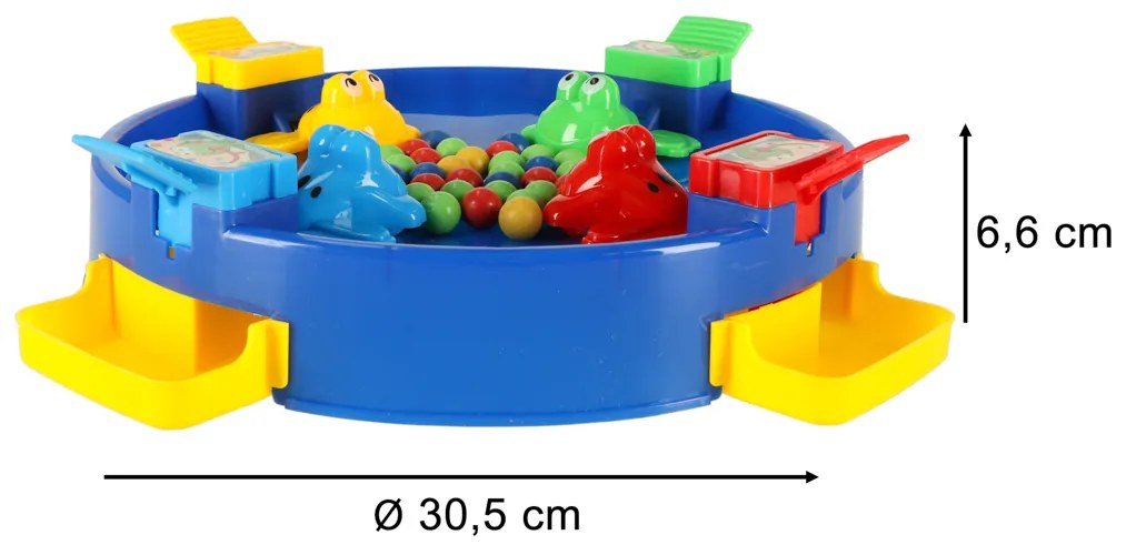 KIK Skákacia hra hladné žaby 4 hráči