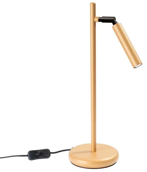 Sollux SL.1470 - Stolná lampa PASTELO 1xG9/8W/230V zlatá