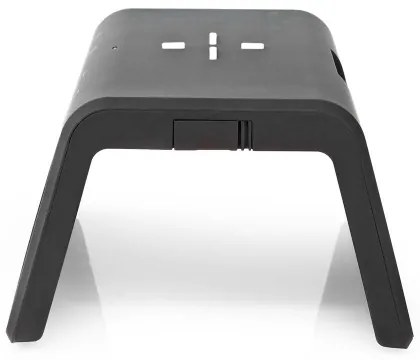 Nedis WCACQ30BK - Budík s LCD a bezdrôtovou nabíjačkou 15W/5V čierny