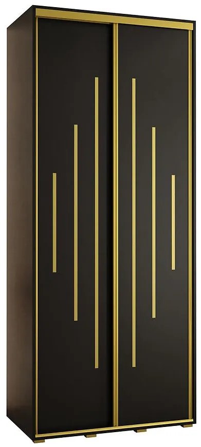 Skriňa 45 Canaris 12 100 čierna/gold