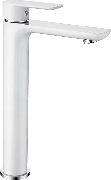 Mexen Alfa vysoká umývadlová batéria, biela/chrómová - 745710-02