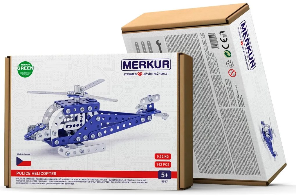 Merkur - Policajný vrtuľník - 142 dielov