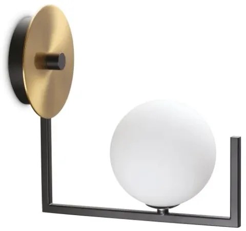 Ideal Lux - LED Nástenná lampa BIRDS 1xG9/3W/230V čierna/zlatá