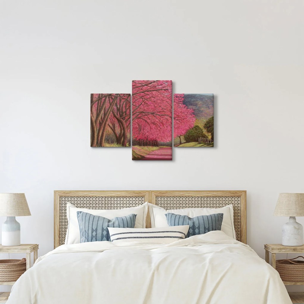 Obraz rozkvitnutých stromov (90x60 cm)
