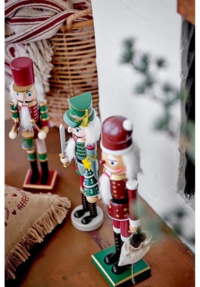 Drevené vianočné figúrky v súprave 2 ks (výška 38 cm) Darren – Bloomingville