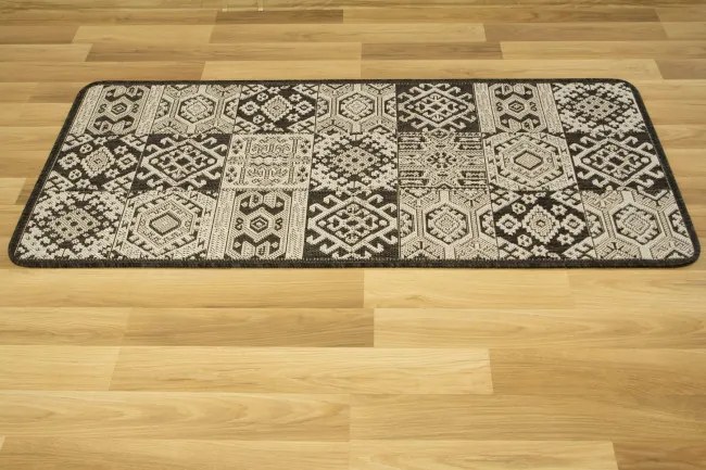 Koberec FLEX 19636/80 Aztec Romby grafitový
