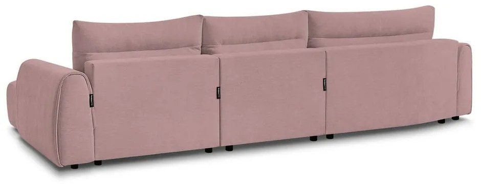 Svetloružová rohová pohovka Aden – Bobochic Paris