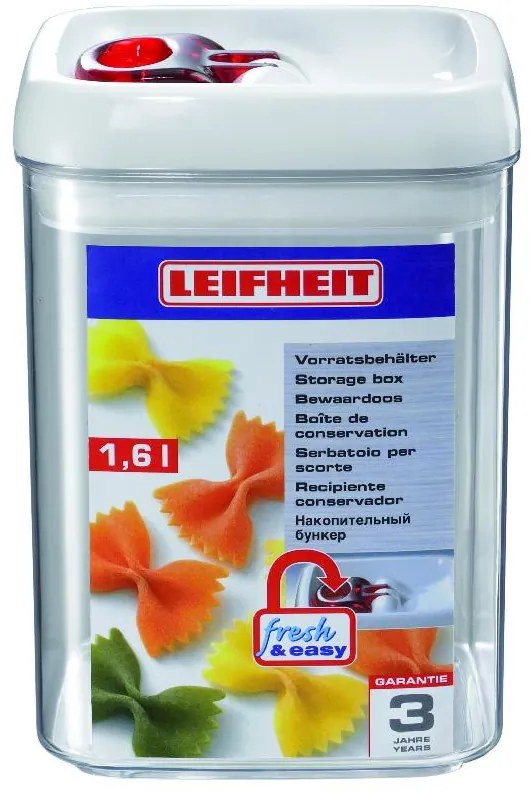 Leifheit dóza na potraviny Fresh & Easy hranatá 1600 ml 31211