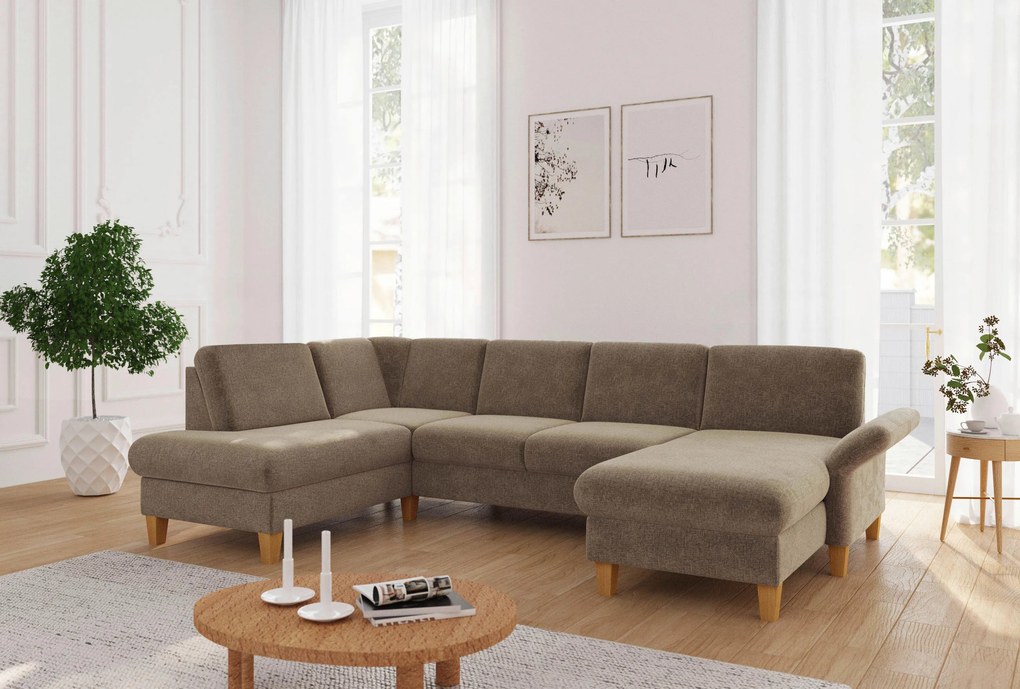 XXXLutz SEDACIA SÚPRAVA, textil, svetlohnedá Sit & More - Sedačky - 00014401612W