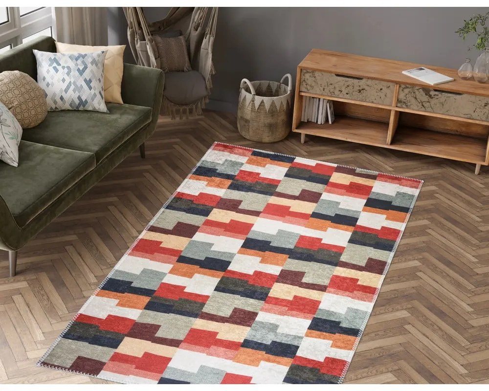 Prateľný koberec 60x100 cm Blocks of Fun – Vitaus