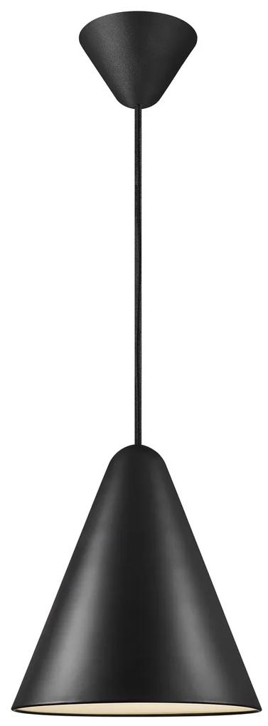 NORDLUX Kovové závesné svietidlo NONO, 1xE27, 40W, 23,5cm, čierne