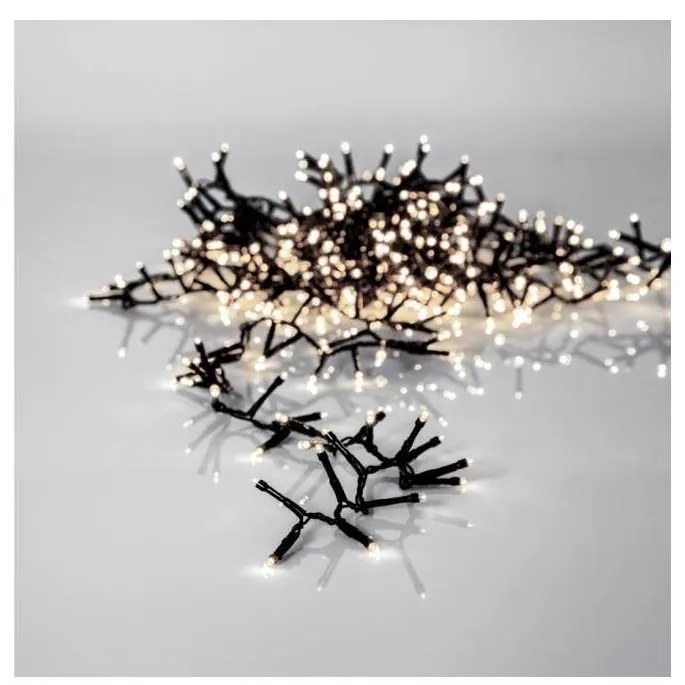Eglo 410836 - LED Vonkajšia vianočná reťaz CRISPY ICE 1200xLED 25m IP44 teplá biela