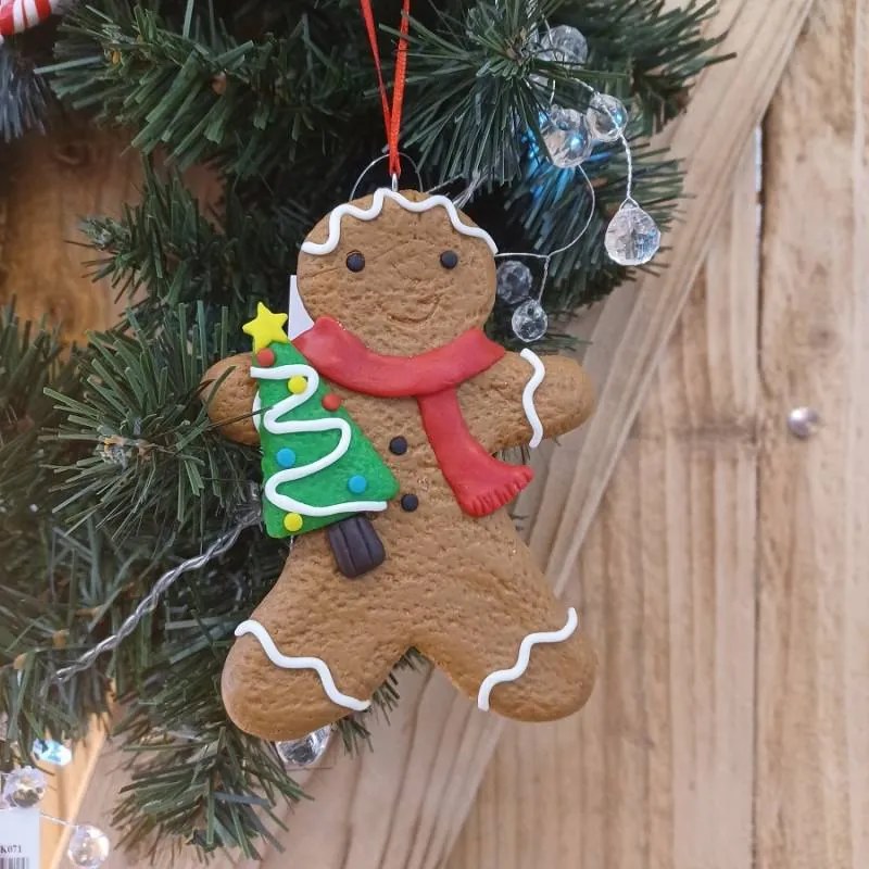 DECOLED Ozdoba, perník, 11,5x9 cm