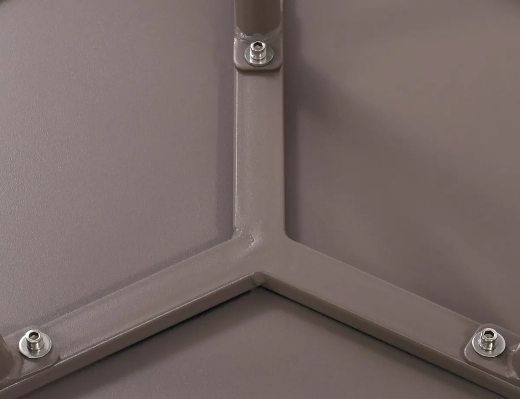 Konferenčný stolík Minot - v45 x Ø60 cm - Taupe