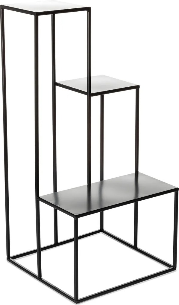 STOJAN NA KVETINÁČ KASKADA1 85X40X40 CM ČIERNA