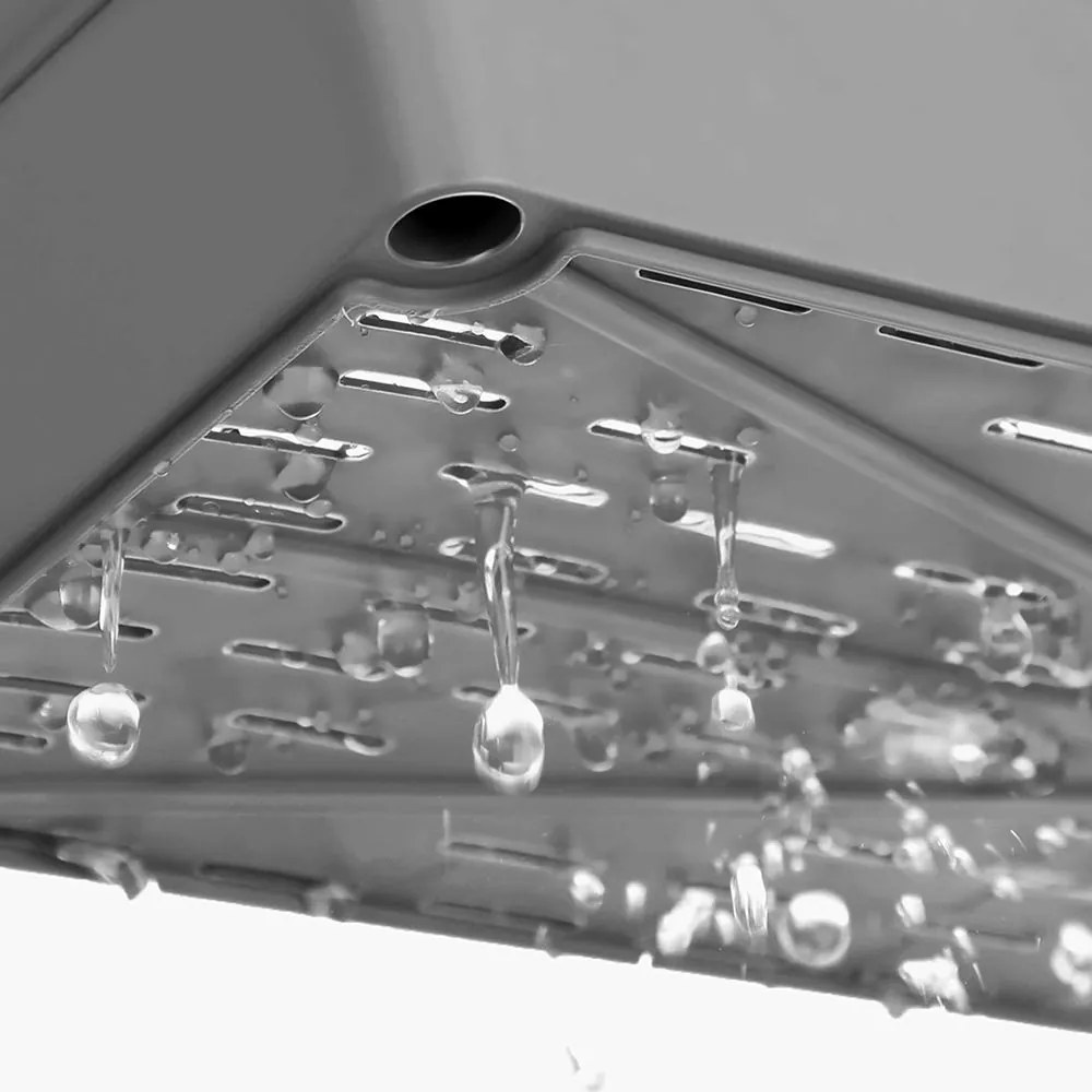 Regál na kolieskach SLIM, 4 úrovne, 12,5x40x86cm, sivá SongmicsHome