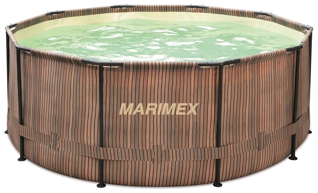Marimex | Bazén Marimex Florida 3,66x1,22 m so zabudovaným skimmerom - motív TEAK | 10340286