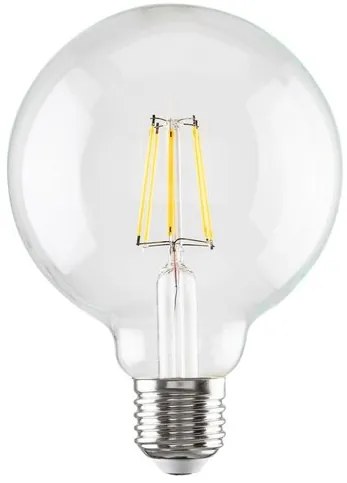 Rabalux LED Filament žiarovka číra G95 E27 7,2 W 806lm 2700K