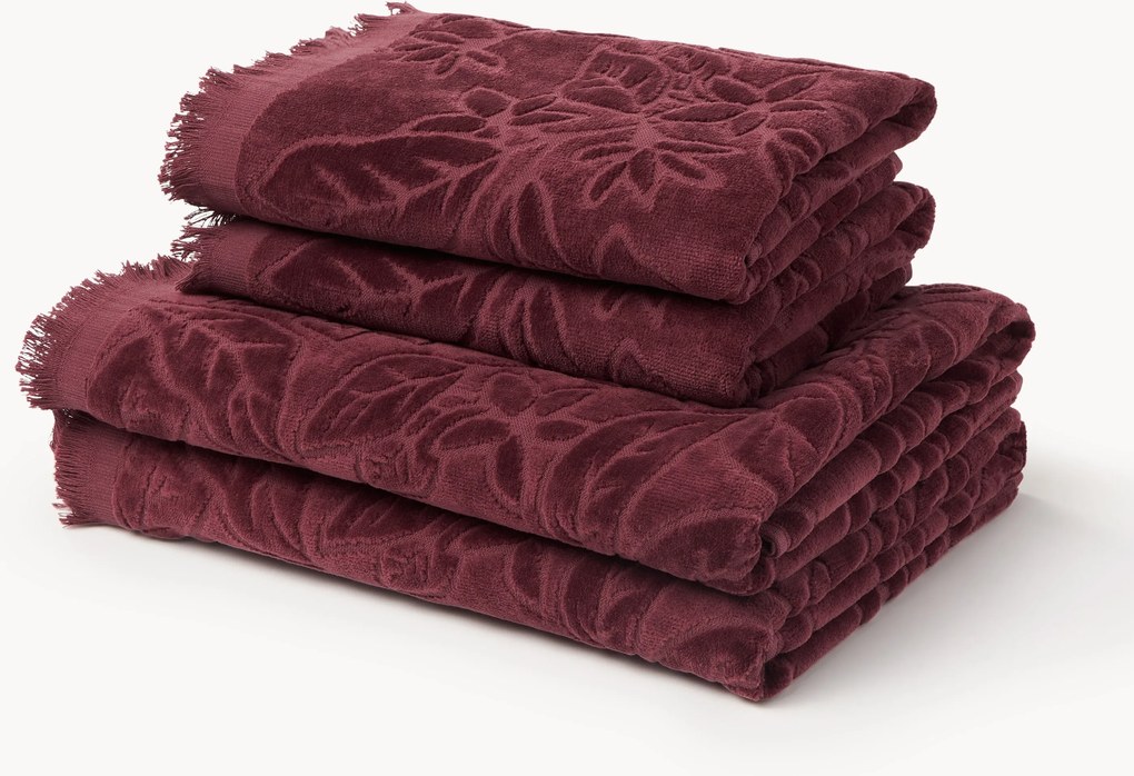 Zamatové uteráky Rosaria, rôzne veľkosti