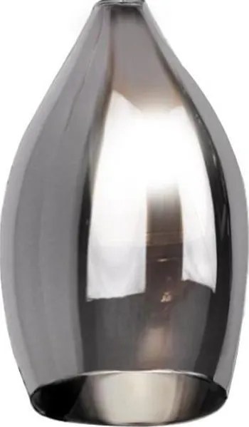 Azzardo - Náhradné sklo k lustru IZZA - čierna pr. 13 cm