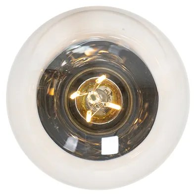 Sada 6 moderných zapustených bodových svetiel čierna - Insight