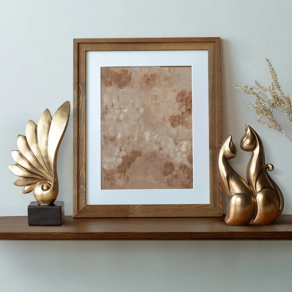 DEKORAČNÁ SOŠKA TYLOR 18X9X35 CM ZLATÁ