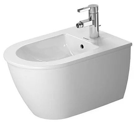 DURAVIT Darling New závesný bidet s otvorom, 370 mm x 540 mm, s povrchom WonderGliss, 22491500001