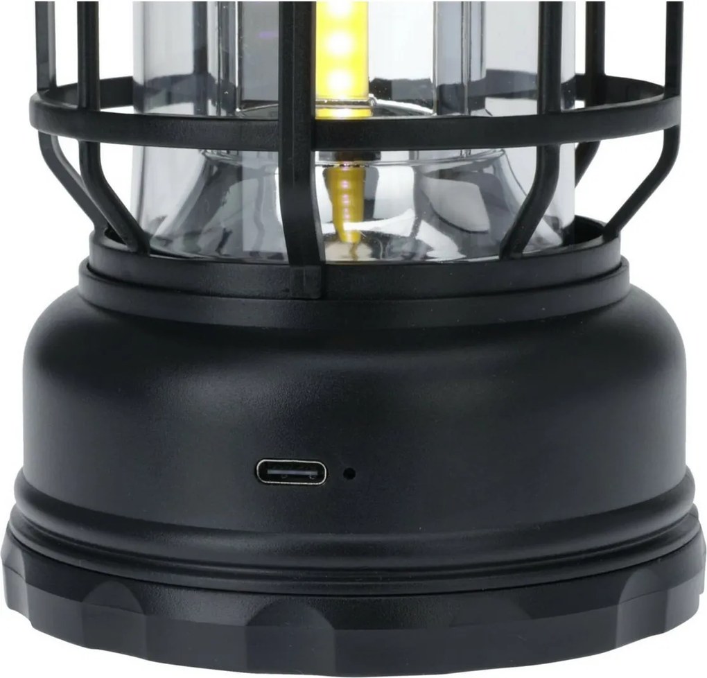 Redcliffs Závesné kempingové svietidlo, USB, 11,5 x 18 cm, stmievateľné