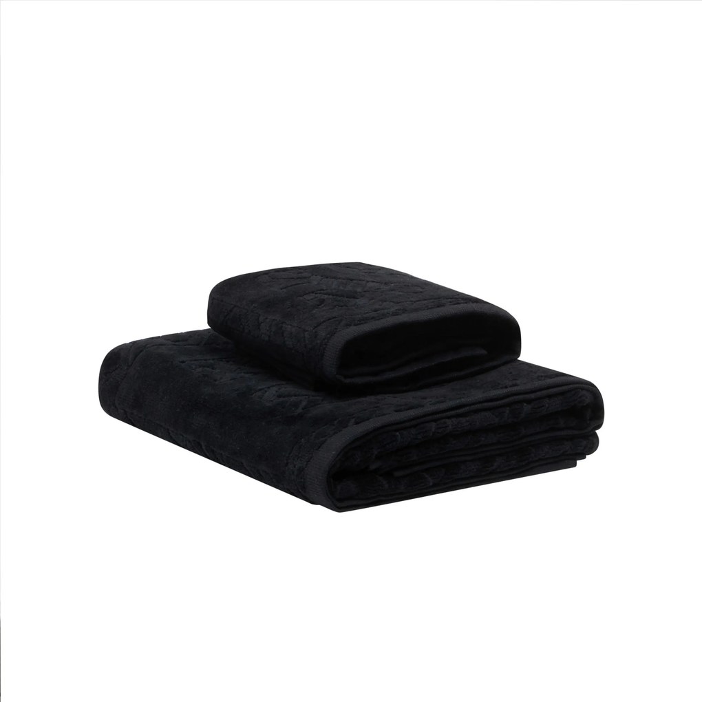 XXXLutz SADA FROTÉ UTERÁKOV, čierna Diesel - Kúpeľňový textil - 004113001505