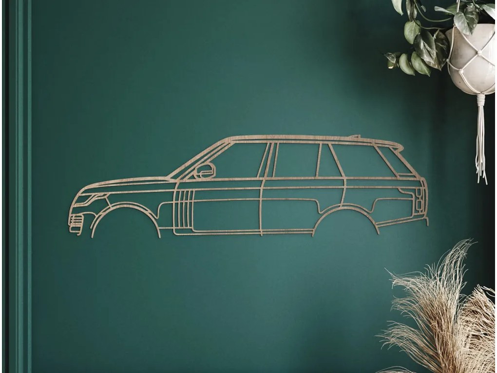 drevko Obraz Range Rover Vogue Rozmer obrazu: 24,5 x 86 cm, Farba dekorácie: Čierna