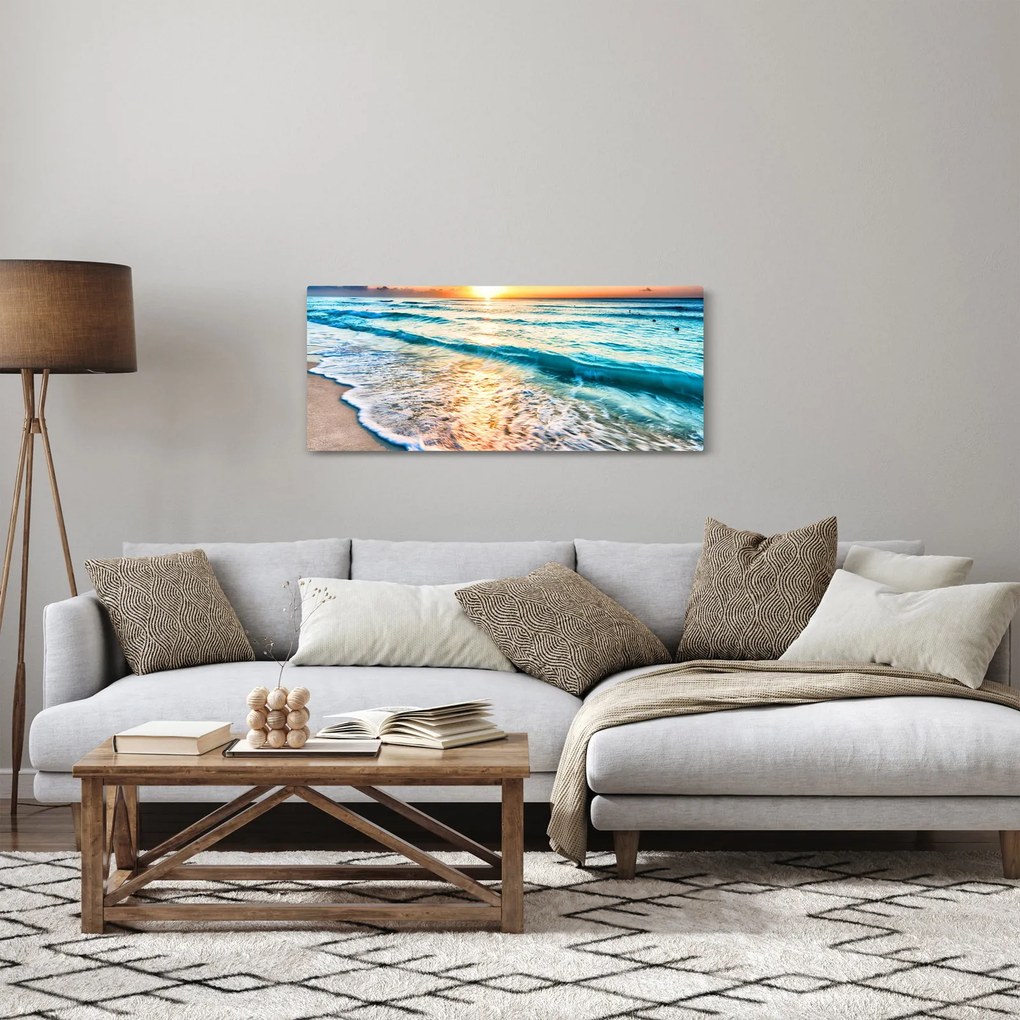 Obraz - Morská pláž (120x50 cm)