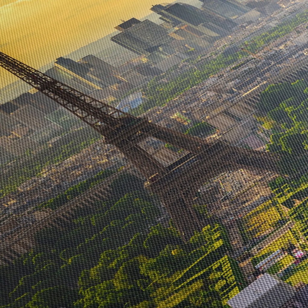 Obraz - Panoráma Paríža (120x50 cm)
