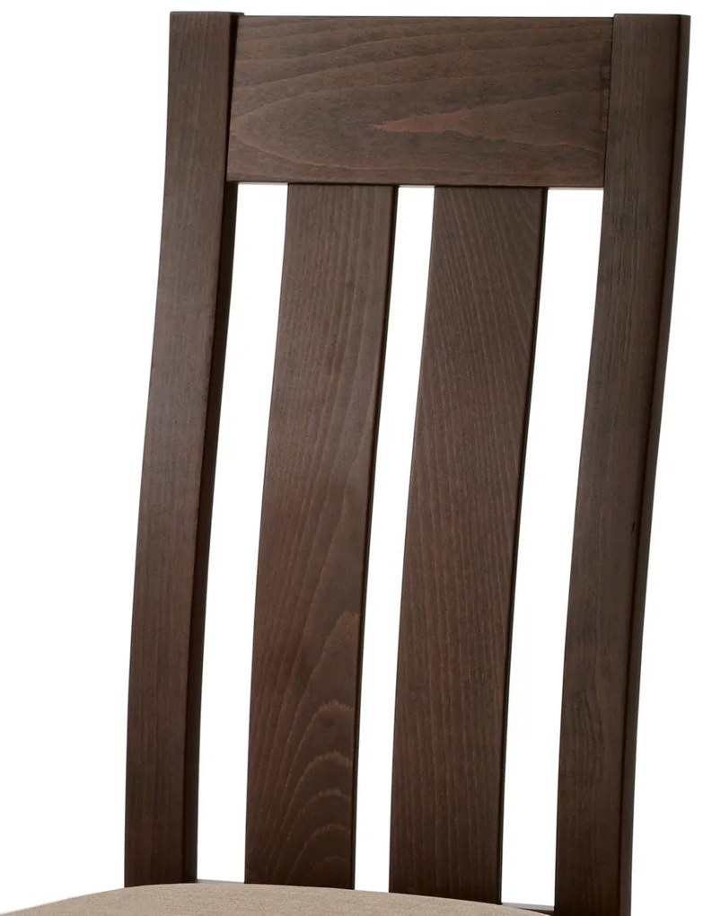 Jedálenská stolička z masívneho dreva BC-2602,orech