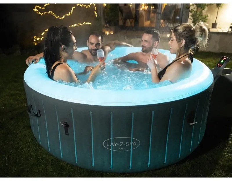 60009 BESTWAY Jacuzzi Lay-Z-Spa Bali LED svetlo pre 4 osoby Bestway