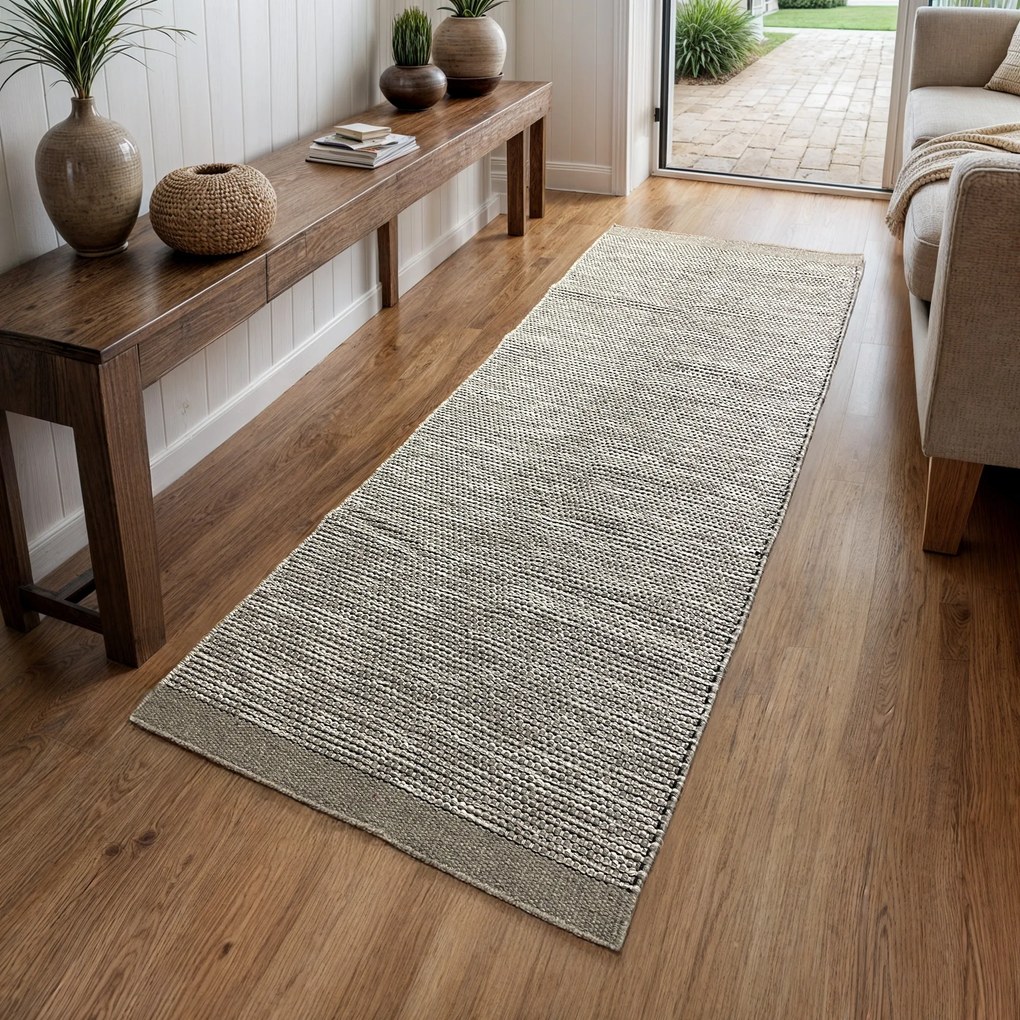 My Flair, Behúň Suzan creme, 80x300, šedá, chodba / predsieň