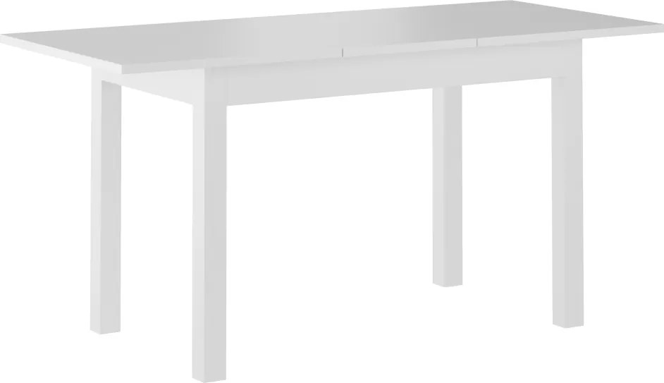 Vintino Jedálenský stôl ZENOX 120–160 cm × 70 cm – biely