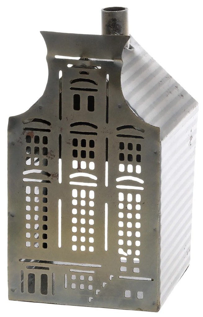 Chic Antique Svietnik domček Antique Brass