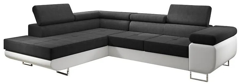 Rohová sedacia súprava Lotus L ľavá Orinoco 100+Madryt 120