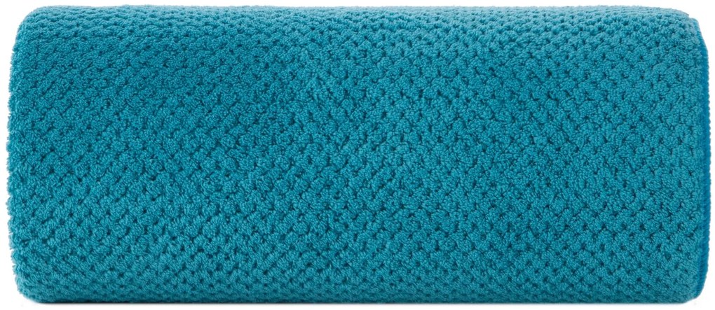 RÝCHLOSCHNÚCI UTERÁK Z MIKROVLÁKNA ZOE1 50X90 CM TYRKYSOVÁ