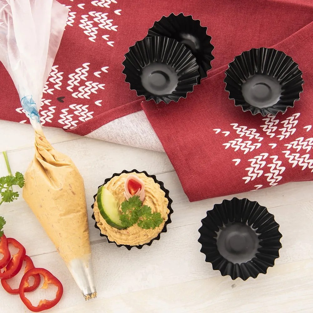 Kovové formy na pečenie tartaletky v súprave 6 ks ø 7 cm – Orion