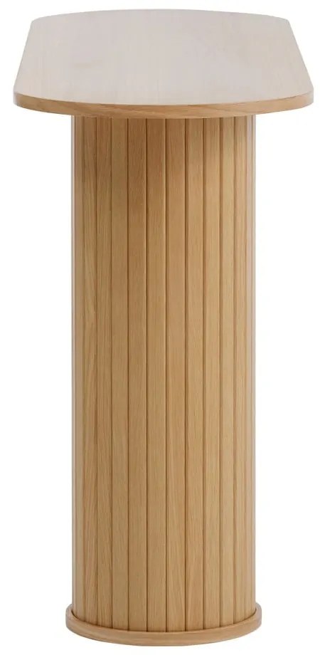 Konzolový stolík v prírodnej farbe 40x130 cm Nola – Unique Furniture