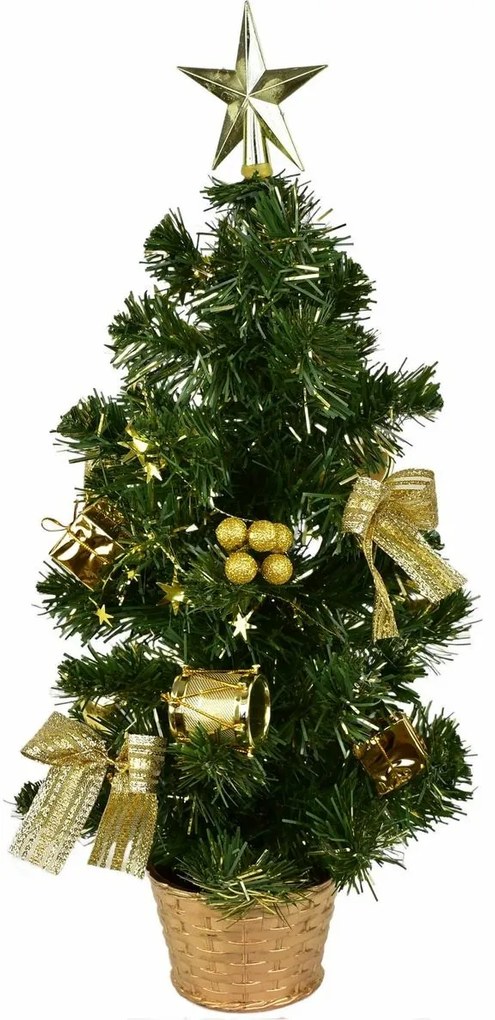 Vianočný zdobený stromček Grosseto, 45 cm