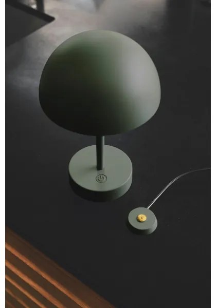 Nordlux - LED Stmievateľná nabíjacia stolná lampa ELLEN LED/2,8W/3,7V IP44 zelená