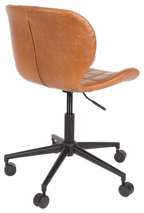 Hnedá kancelárska stolička Zuiver Office Chair OMG