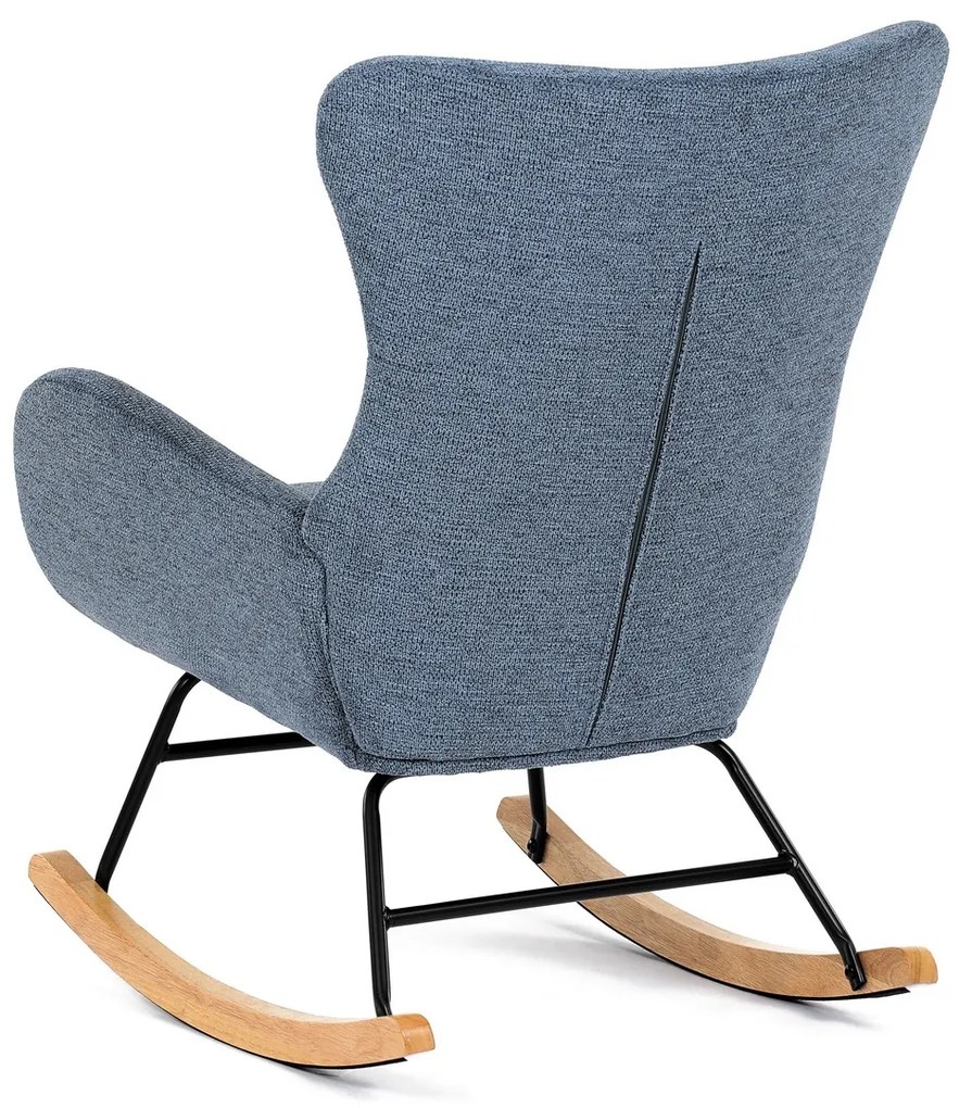 Hojdacie kreslo BLUE2, modrá