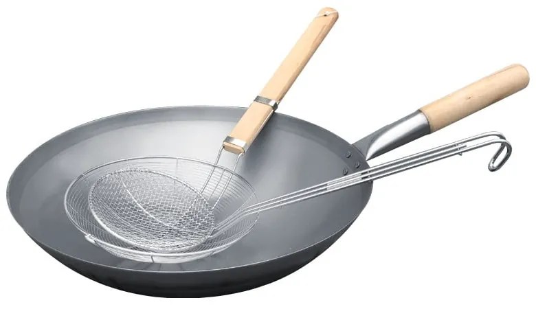 Grilovacia panvica WOK s príslušenstvom – Remundi