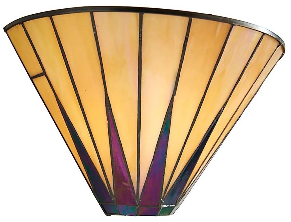 Endon 64046 - Nástenné svietidlo Tiffany DARK STAR 1xE14/40W/230V